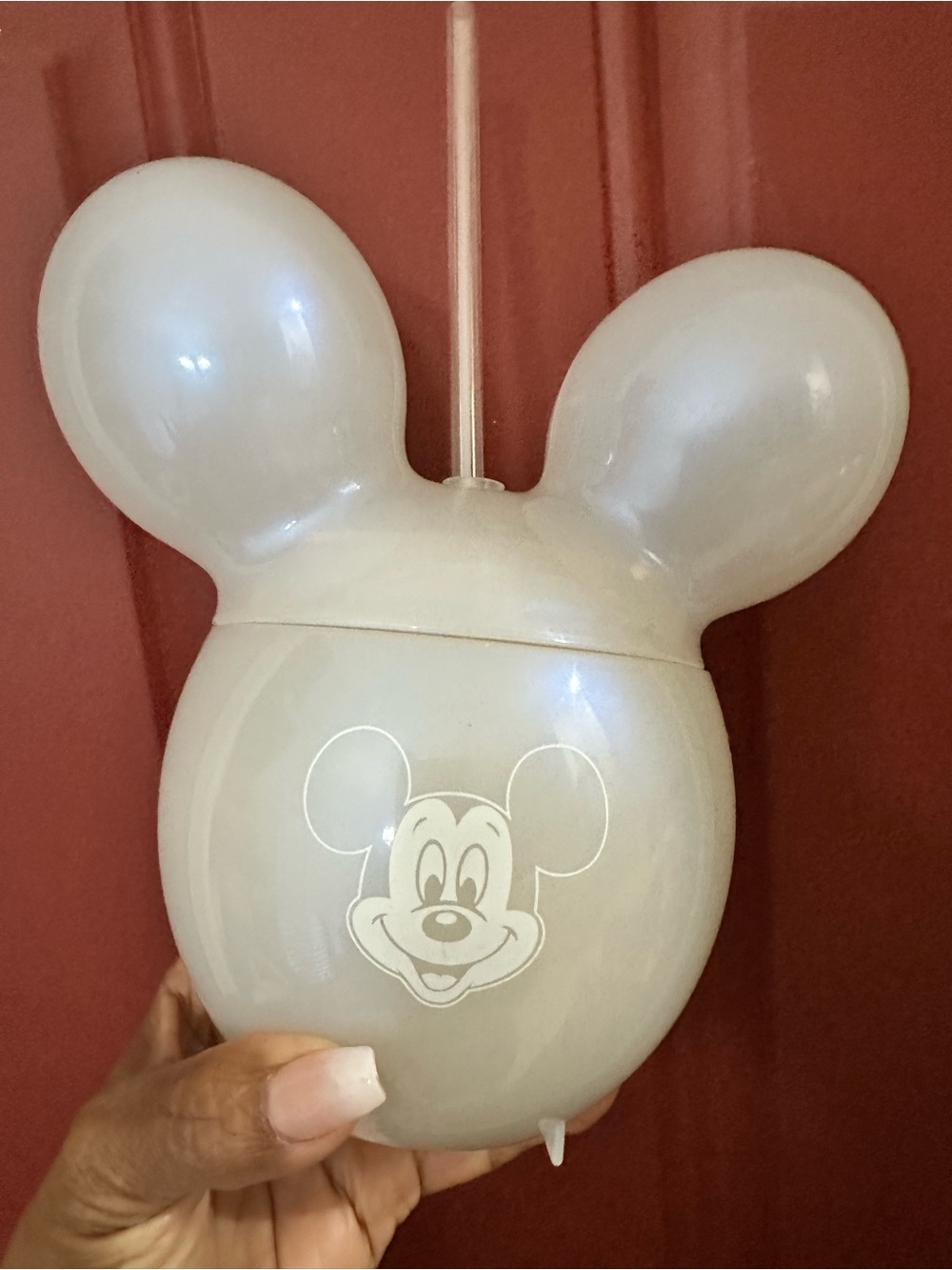Disney Pearl White Mickey Mouse Ear Cup